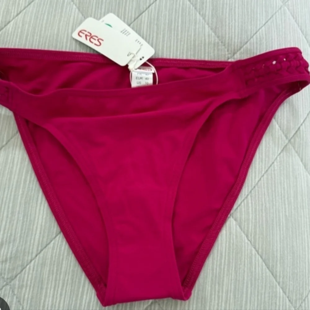 Eres Pink Delic Cros Bikini Bottom Size 10 New With Tags